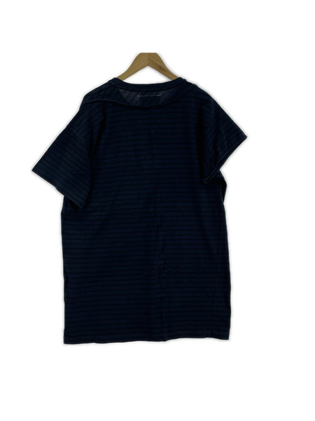 MM6 半袖Tシャツ・カットソー 切替 マルチボーダー