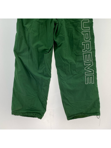 Supreme パンツ Spellout Embroidered Track Pant グリーン