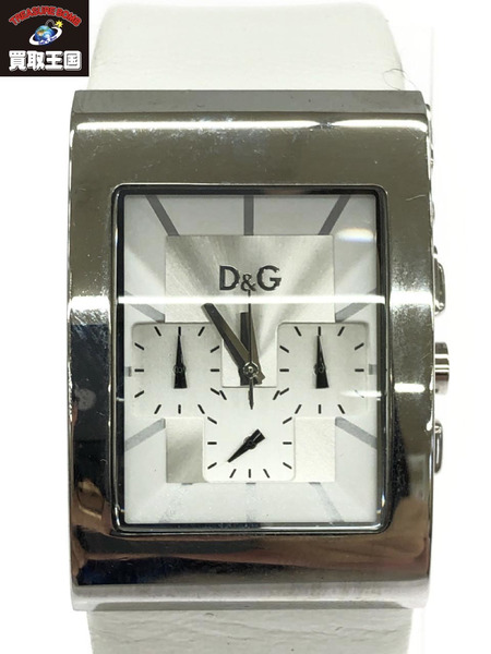 DOLCE＆GABBANA D＆G TIME スクエアフェイス クロノグラフ クォーツ腕時計[値下]｜商品番号：2100206841822 -  買取王国ONLINESTORE