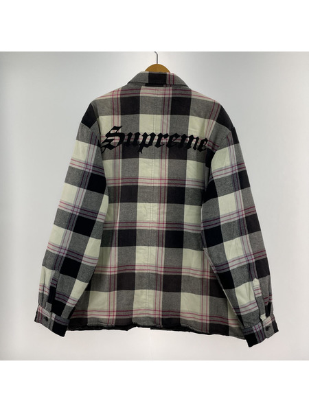 Supreme 20AW Quilted Flannel Shirts (XL)