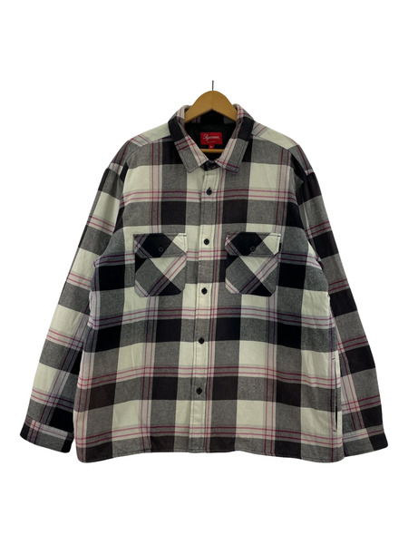 Supreme 20AW Quilted Flannel Shirts (XL)