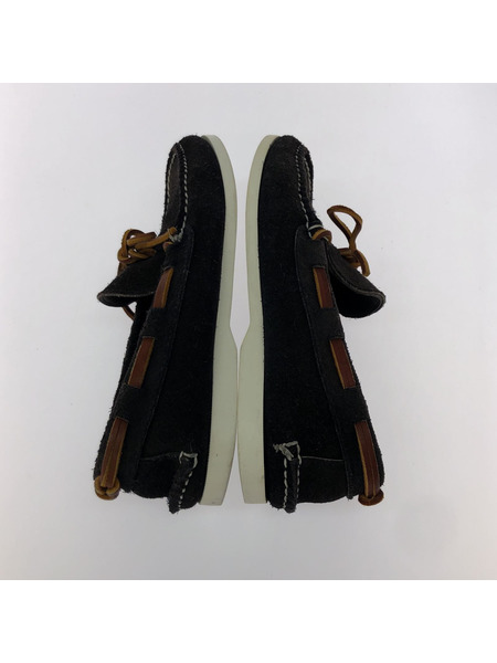 POLO RALPH LAUREN スウェード デッキシューズ BLK (26.5cm)[値下]