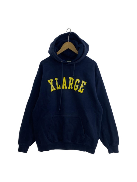 XLARGE ロゴパーカー Ｌ 紺[値下]