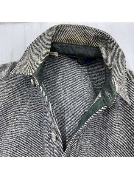 WOOLRICH 80s ウールシャツ グレー USA製