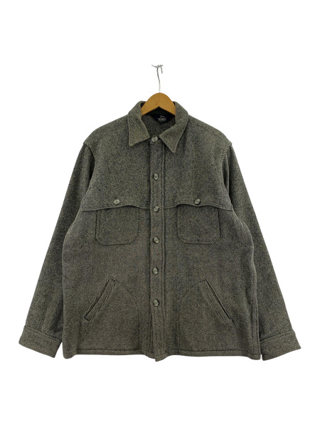 WOOLRICH 80s ウールシャツ グレー USA製