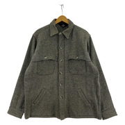 WOOLRICH 80s ウールシャツ グレー USA製