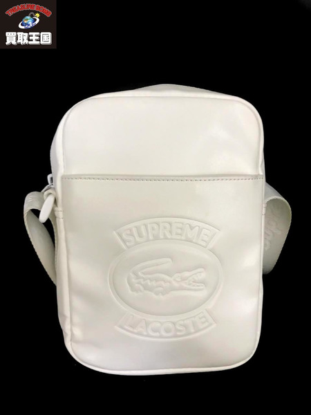 Supreme Lacoste shoulder bag 18ss