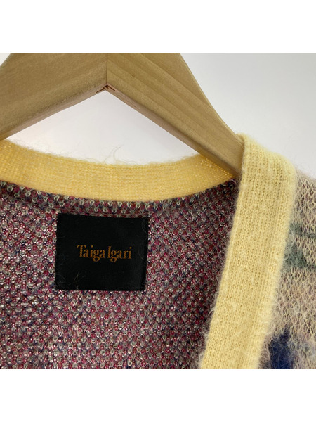 . カーディガン Taiga lgari モヘアウールアクリル（M)[値下]
