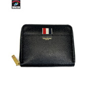 THOM BROWNE ラウンドジップコンパクトウォレット 黒 FAW013A-00198