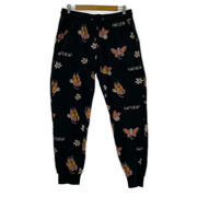 RIP N DIP パンツ 総柄 黒(L)