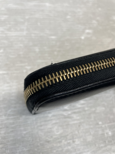 FENDI モンスター バグズアイ ラウンドジップウォレット ブラック