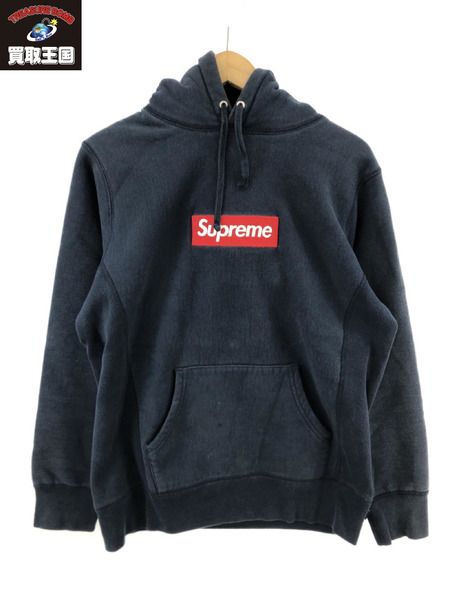 Supreme 16AW Box Logo Hooded Sweatshirt S ネイビー POパーカー[値下 ...