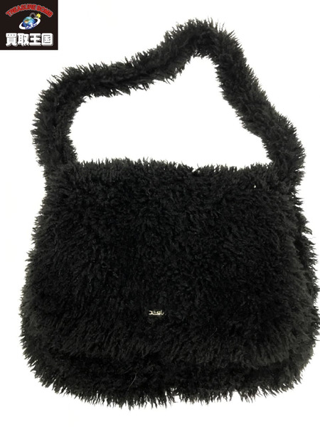 X-girl ECO FUR SHOULDER BAG 黒