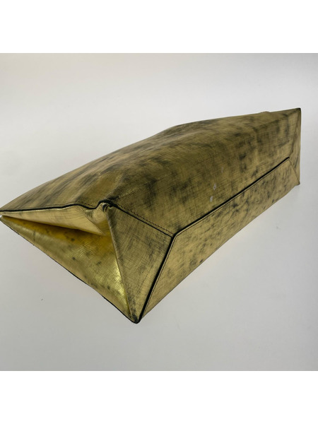 CREME トートバッグ CREME 箔805 トートバッグ ゴールド