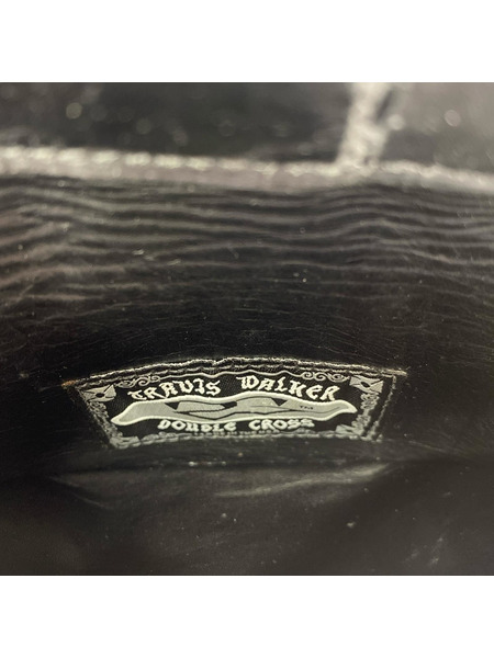 Travis Walker 長財布 cross wallet/indigo fog