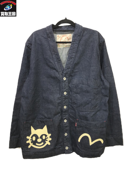 EVISU lot1955 デニムカーディガン（42）/エヴィス