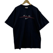 NIKE 半袖Tシャツ・カットソー 90s center swoosh logo Tee/L/ブラック