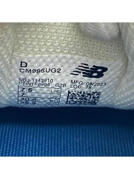 NEW BALANCE スニーカー CM996UG2 25.5cm ※インソール異ナリマス