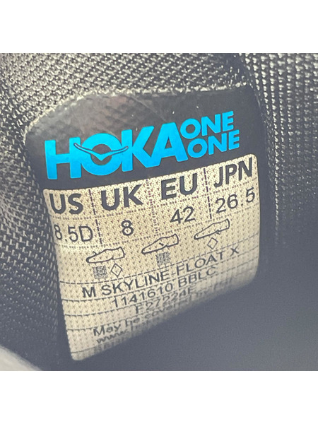 HOKA ONE ONE スニーカー HOKA SKYLINE-FLOAT X 黒 (26.5)