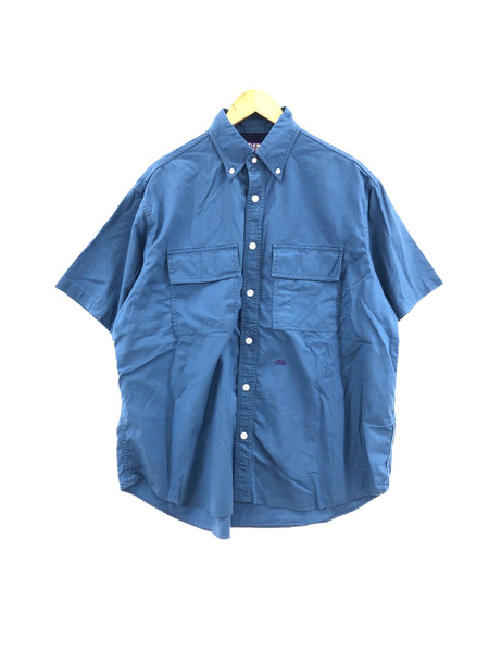 THE NORTH FACE Button Down Field S/S Shirt（M）ブルー