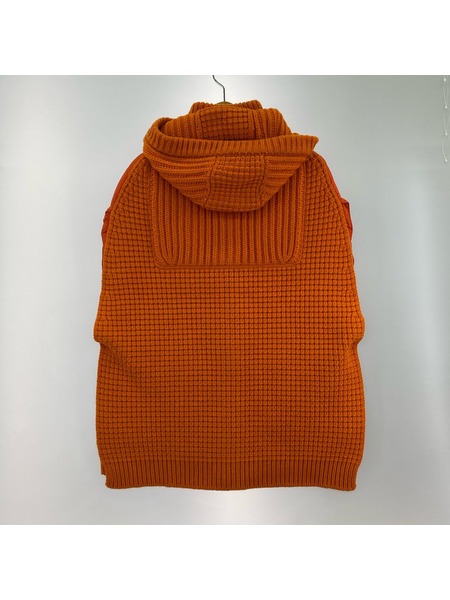 BARK ダウンベスト ニット ダウンベスト オレンジ