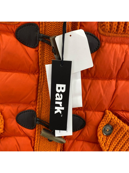 BARK ダウンベスト ニット ダウンベスト オレンジ