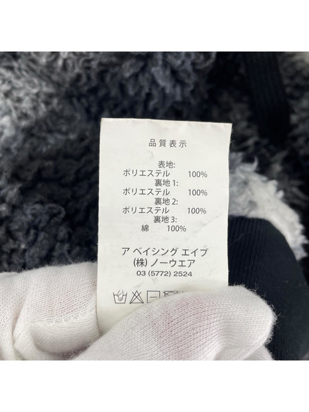 A BATHING APE ZIP UP SWEATER AAPSWM3830XXH タータンチェック (S)[値下]