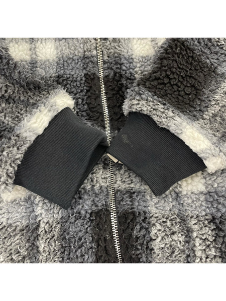 A BATHING APE ZIP UP SWEATER AAPSWM3830XXH タータンチェック (S)[値下]