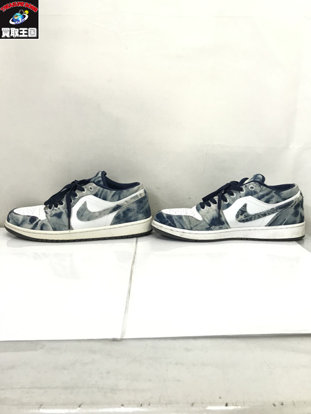 NIKE/Air Jordan 1 Low Washed Denim/28cm/ナイキ/スニーカー