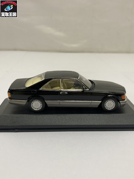 ミニチャンプス Mercedes-Benz 560 SEC ブラック  1/43