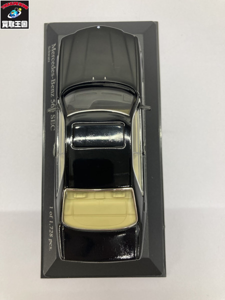 ミニチャンプス Mercedes-Benz 560 SEC ブラック  1/43