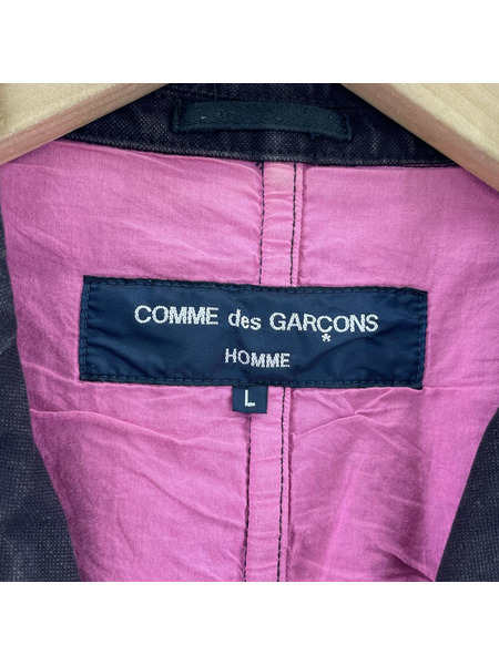 COMME des GARCONS テーラードジャケット・ブレザー HOMME ダック生地 製品染メ