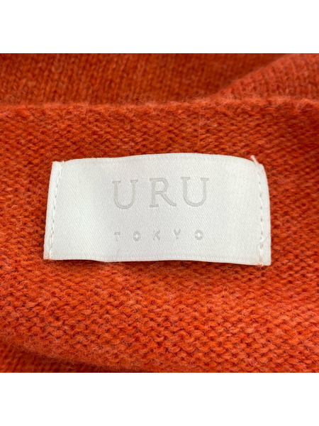 URU ニット・セーター ロングスリーブニット オレンジ