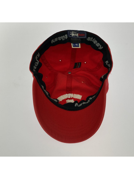 STUSSY 90s NEW YORK CITY キャップ 赤