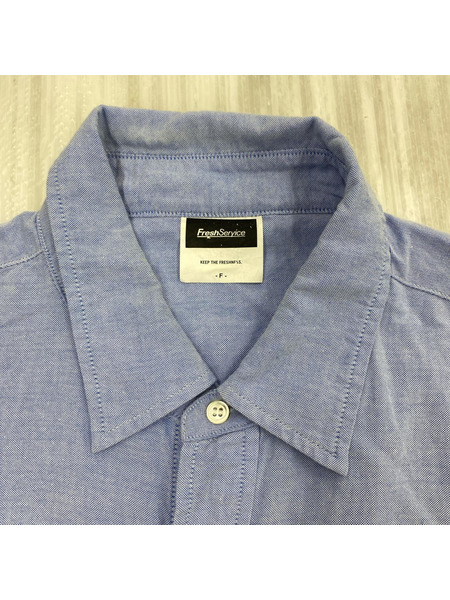 FreshService 半袖シャツ OXFORD FLAP POCKET S/S SHIRT