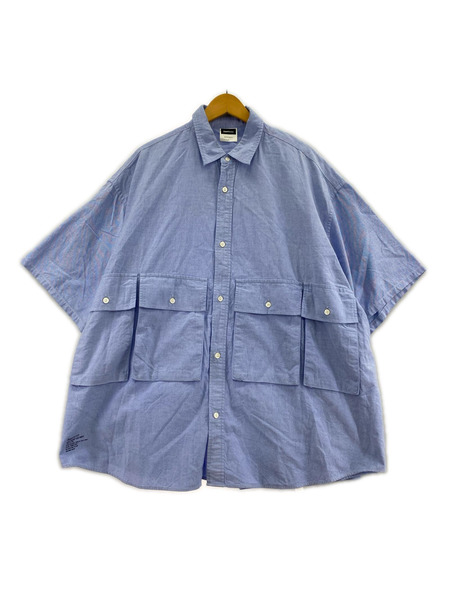 FreshService 半袖シャツ OXFORD FLAP POCKET S/S SHIRT