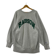 80s Champion USA製 BABSON大学 RWスウェット (XXL) グレー