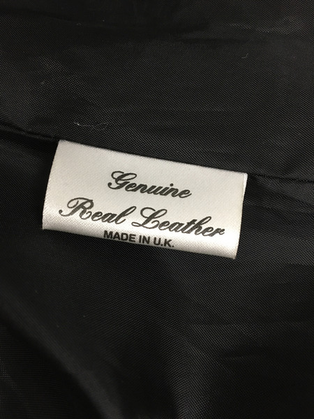 666 レザージャケット サイクロンタイプ フロントフラップ ダブルライダースジャケット LJM-8 (38)