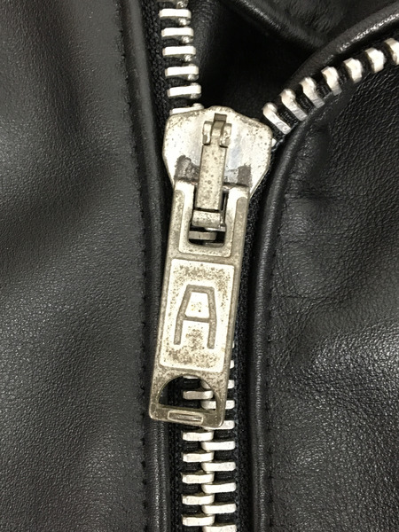 666 レザージャケット サイクロンタイプ フロントフラップ ダブルライダースジャケット LJM-8 (38)