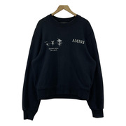 AMIRI Medical Hemp Print Jersey マリファナプリントスウェット M 黒