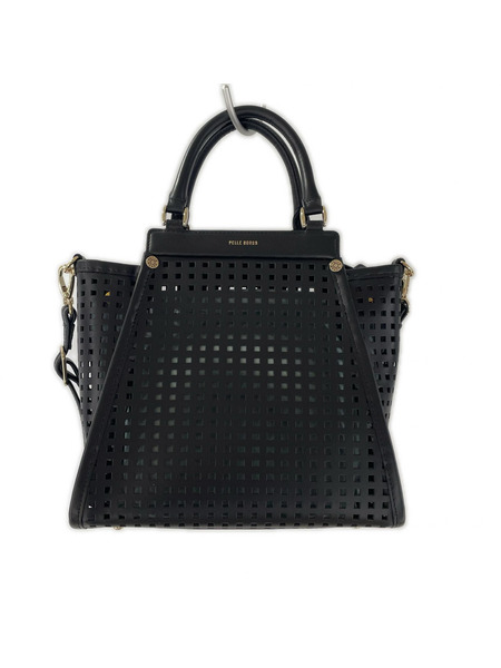 ハンドバッグ pelle borsa パンチング