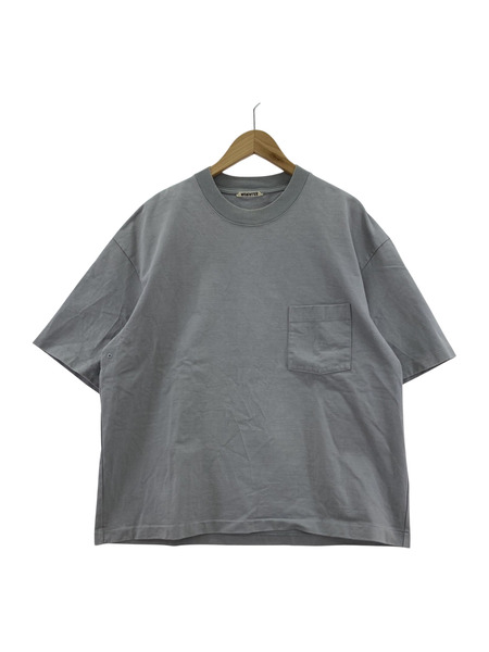 AURALEE 22SS STAND UP TEE 3 グレー