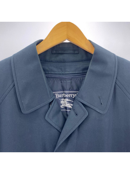 BURBERRY ジャケット ライナー付キステンカラーコート 紺