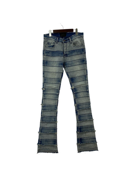 VALABASAS PHOENIX DENIM STACKED VINTEGE WASH フレアデニム 30[値下]