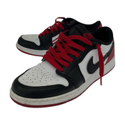 NIKE GS Air Jordan 1 Retro Low OG Black Toe (24.5)