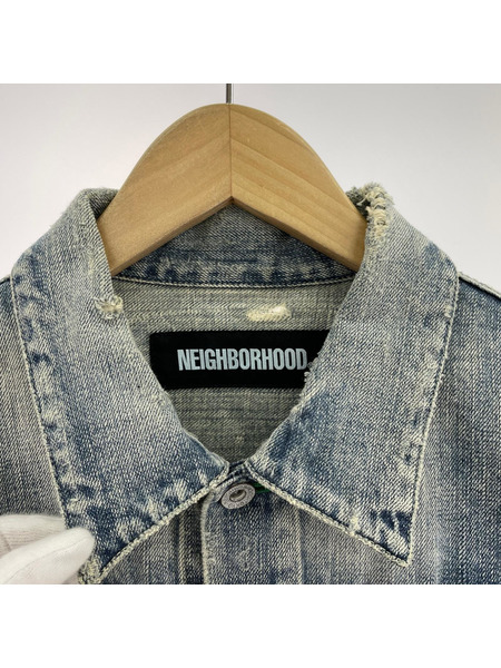 NEIGHBORHOOD 20AW/SAVAGE.STOCKMANTYPE-A/C-JKT/薄青/S