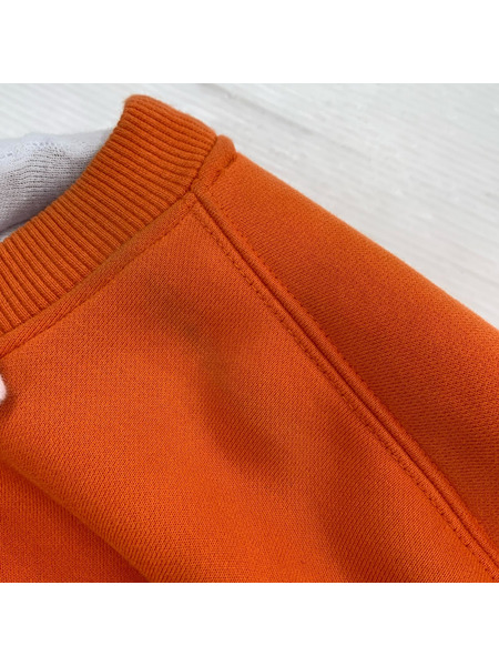 DIESEL S-MART-RIB-B1 オーバーサイズスウェット 橙 (M)
