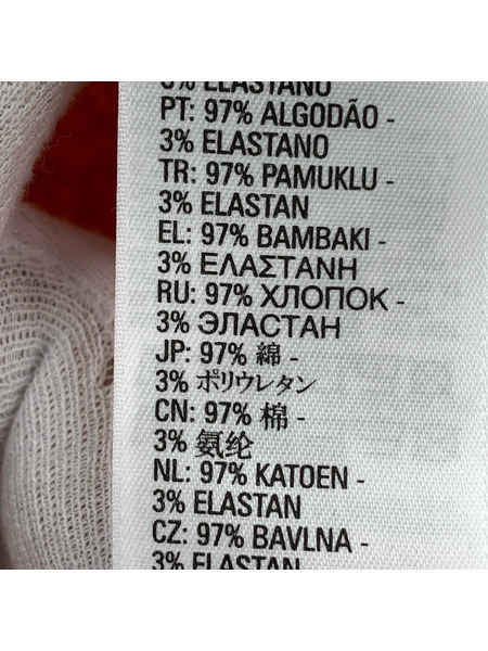 DIESEL S-MART-RIB-B1 オーバーサイズスウェット 橙 (M)