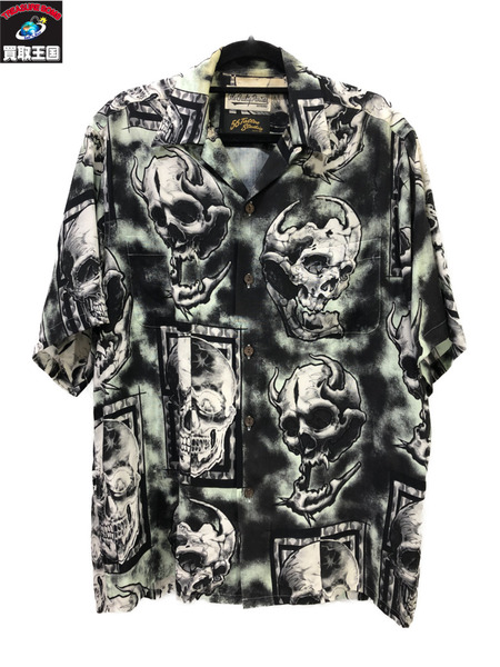 WACKO MARIA 56Tattoo Studio S/S HAWAIIAN SHIRT sizeS/ワコマリア