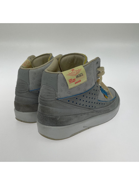 NIKE UNION×Air Jordan 2 Grey Fog DN3802-001（28.5cm）